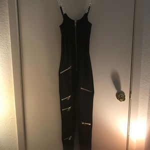 Poster girl black jumpsuit NWT